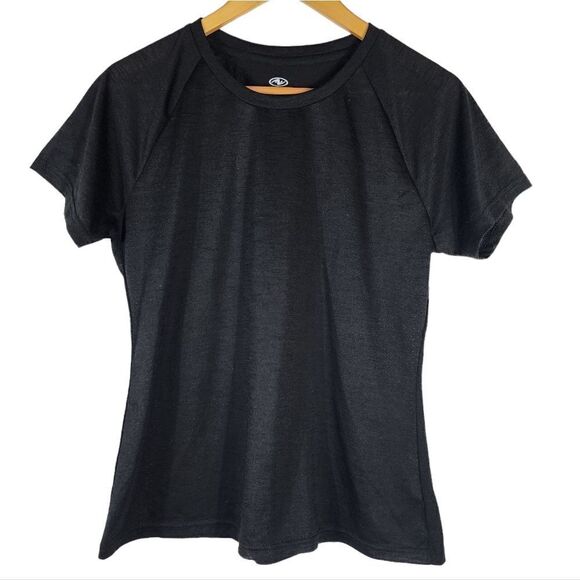 Athletic Black Short Sleeve Tee Medium - Picture 1 of 7